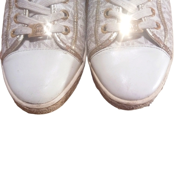Michael Kors Kristy MK Logo Espadrille Sneaker size 9.5 - Picture 3 of 8